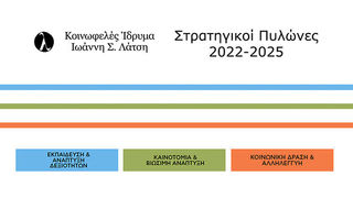 Στρατηγικοί Πυλώνες 2022-2025 | Κοινωφελές Ίδρυμα Ιωάννη Σ. Λάτση