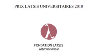 Απονομή Prix Latsis Universitaires 2010